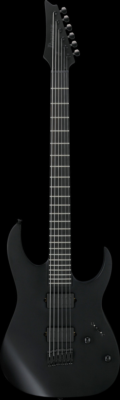 Ibanez RG Iron Label 6 String Electric Guitar - Black Flat (RGRTBB21BKF) | Musician Madness
