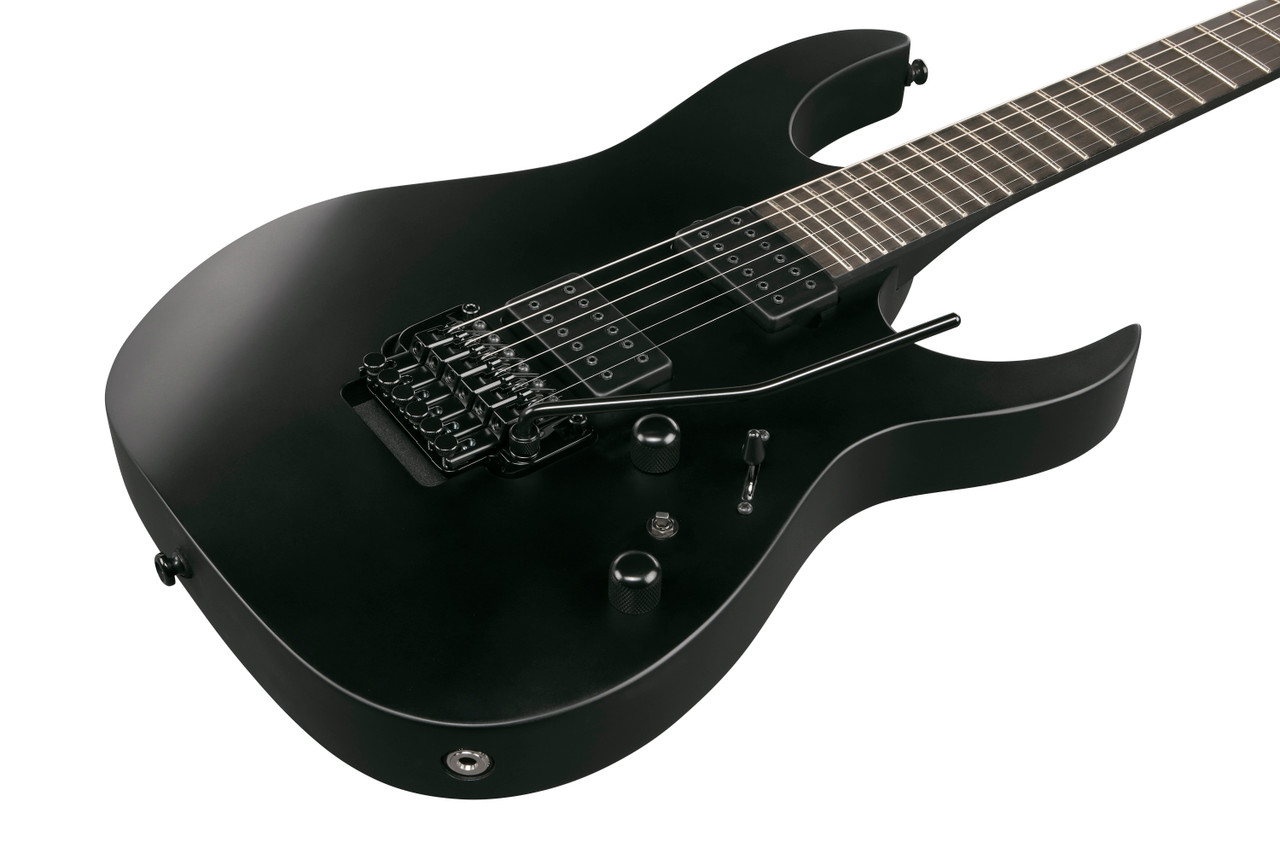 Ibanez RG Iron Label 6 String Electric Guitar - Black (RGRB620BKF)