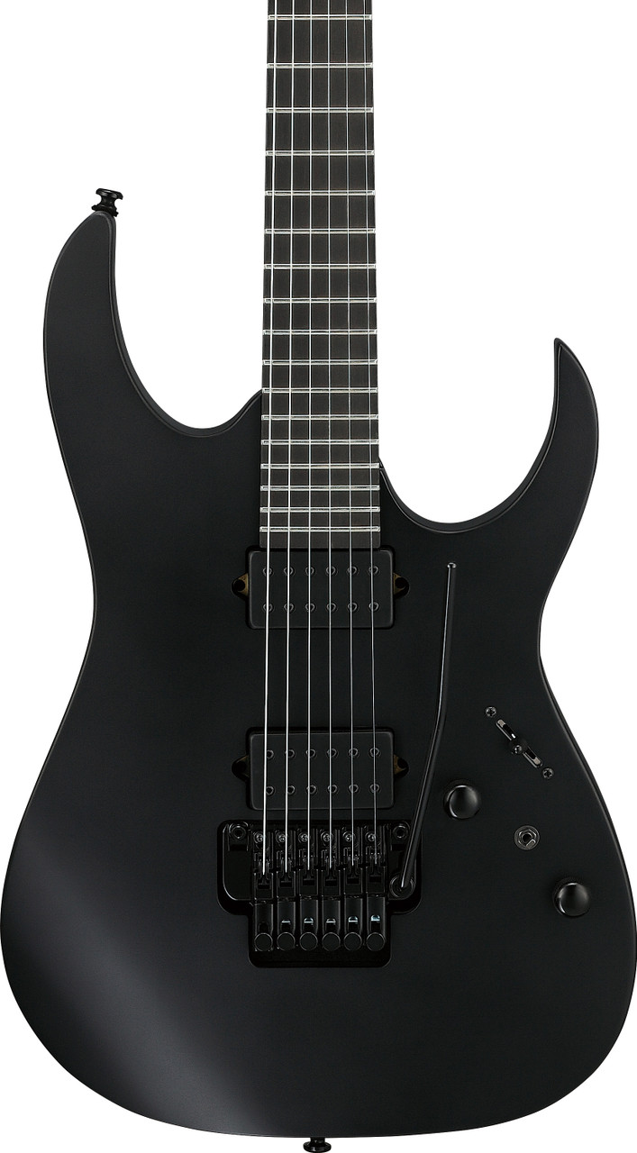 Ibanez RG Iron Label 6 String Electric Guitar - Black (RGRB620BKF)