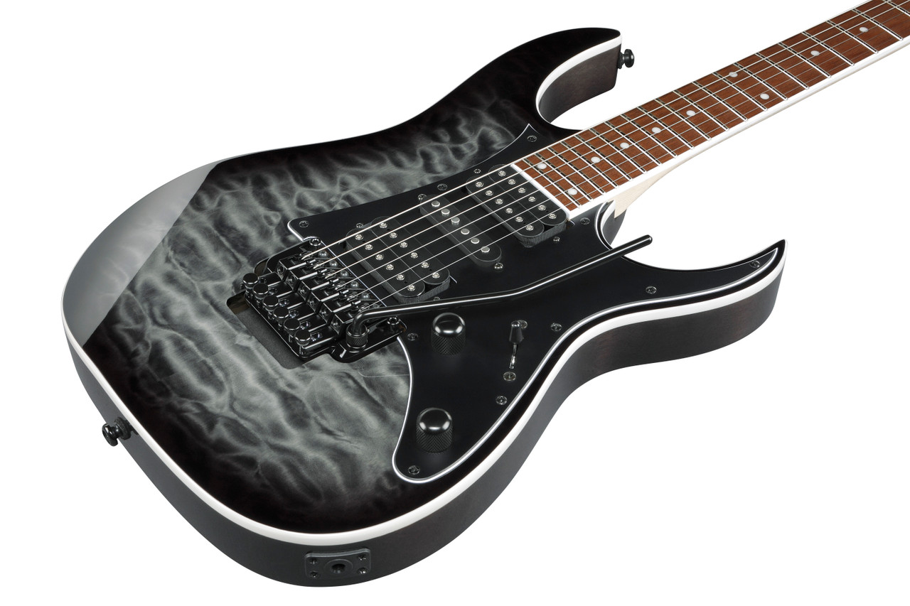 Ibanez RG Standard 6 String Electric Guitar - Transparent Gray Burst (RG450QMBTGB) | Musician Madness