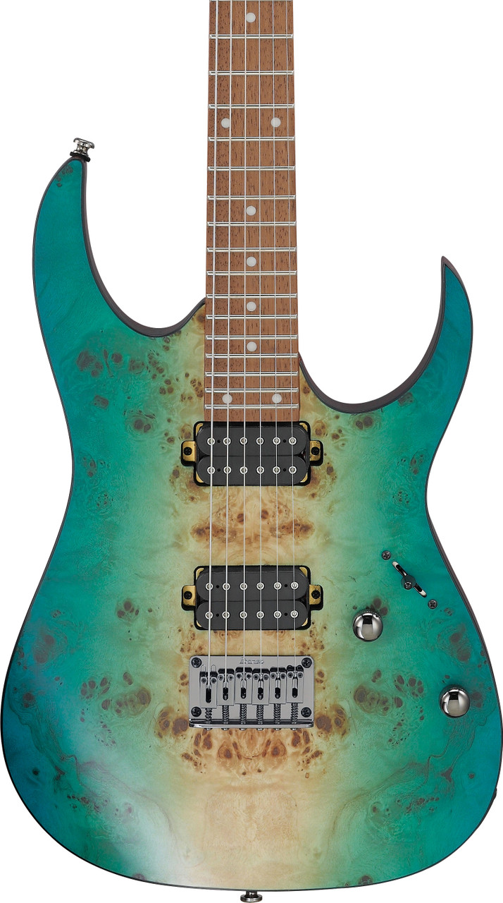 Ibanez RG Standard 6 String Electric Guitar - Caribbean Shoreline Flat (RG421PBCHF)