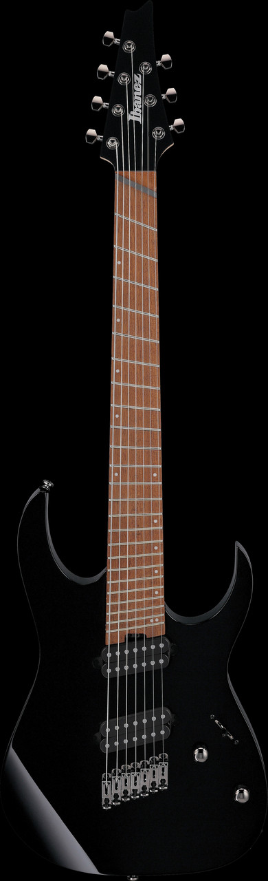 Ibanez RG Multi Scale 7 String Electric Guitar - Black (RGMS7BK)