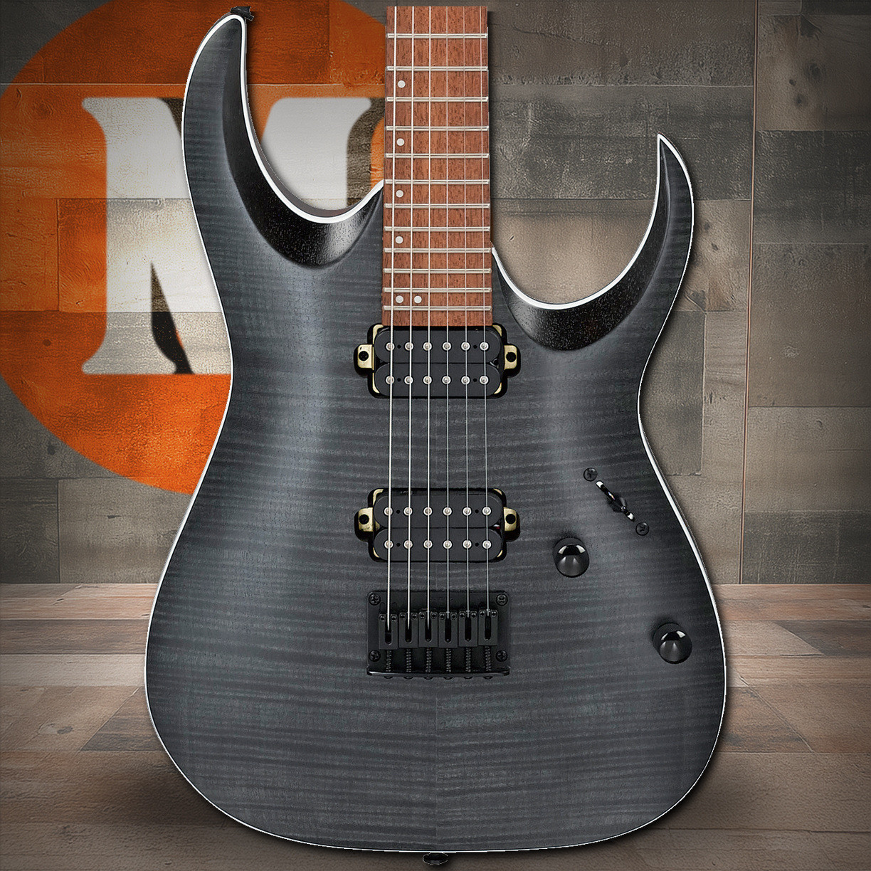 Ibanez RGA Standard 6 String Electric Guitar - Transparent Gray Flat (RGA42FMTGF)