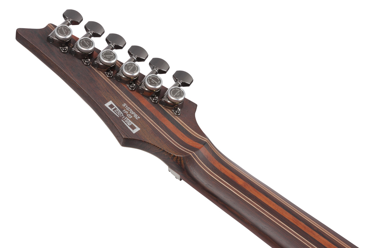 Ibanez S Premium 6 String Electric Guitar - Charcoal Black Burst (S1070PBZCKB) | Musician Madness