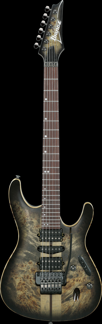 Ibanez S Premium 6 String Electric Guitar - Charcoal Black Burst (S1070PBZCKB) | Musician Madness