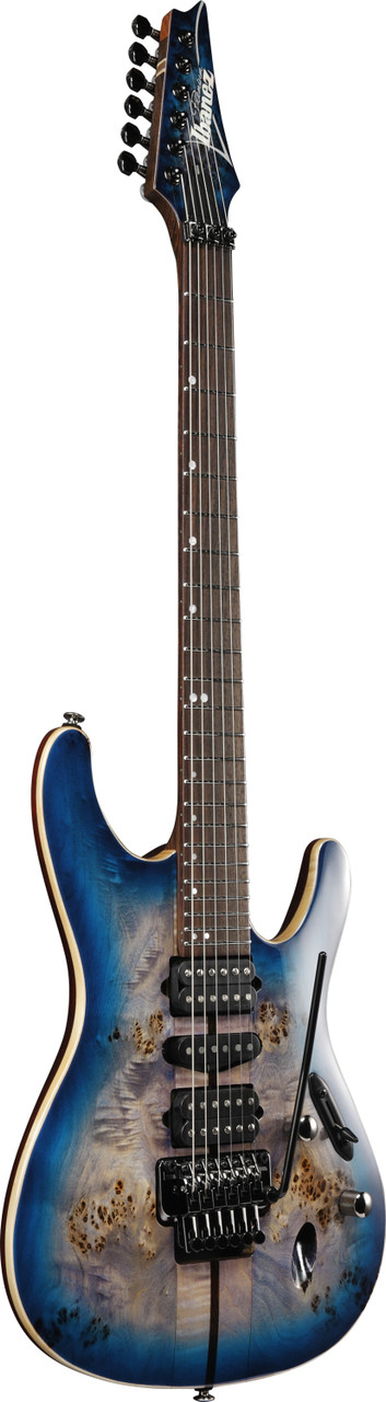 Ibanez S Premium 6 String Electric Guitar w/Bag - Cerulean Blue Burst (S1070PBZCLB) | Musician Madness