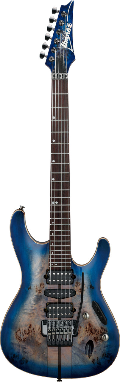 Ibanez S Premium 6 String Electric Guitar w/Bag - Cerulean Blue Burst (S1070PBZCLB) | Musician Madness