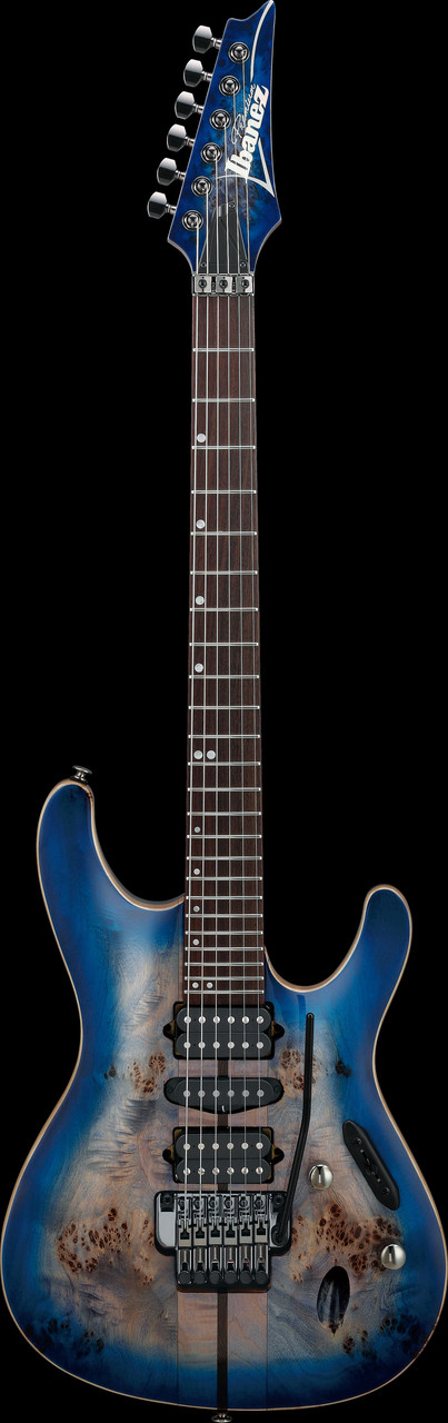 Ibanez S Premium 6 String Electric Guitar w/Bag - Cerulean Blue Burst (S1070PBZCLB) | Musician Madness