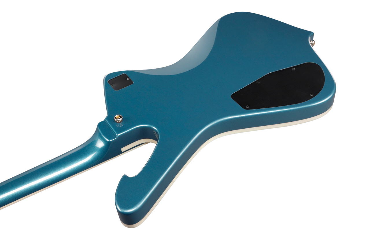 Ibanez Iceman 6 String Electric Guitar w/Bag - Antique Blue Metallic (IC420ABM)