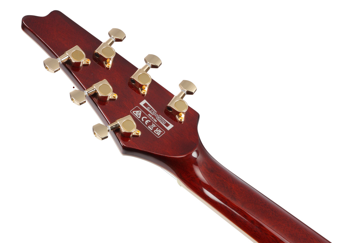 Ibanez Iceman 6 String Electric Guitar w/Bag - Violin Sunburst (IC420FMVLS) | Musician Madness