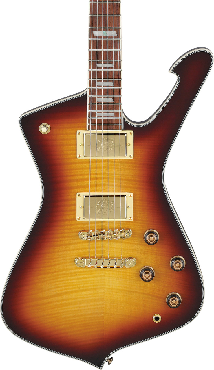 Ibanez Iceman 6 String Electric Guitar w/Bag - Violin Sunburst (IC420FMVLS) | Musician Madness
