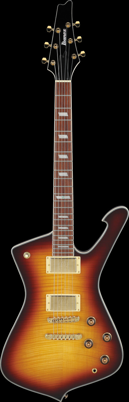 Ibanez Iceman 6 String Electric Guitar w/Bag - Violin Sunburst (IC420FMVLS) | Musician Madness