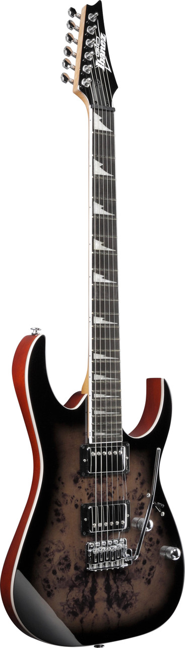 Ibanez GIO RG 6 String Electric Guitar - Brown Black Burst (GRG220PA1BKB) | Musician Madness