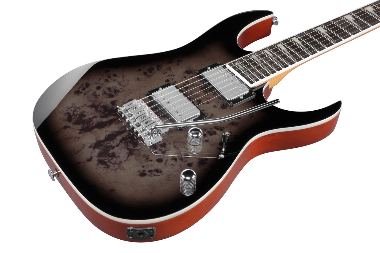 Ibanez GIO RG 6 String Electric Guitar - Brown Black Burst (GRG220PA1BKB) | Musician Madness