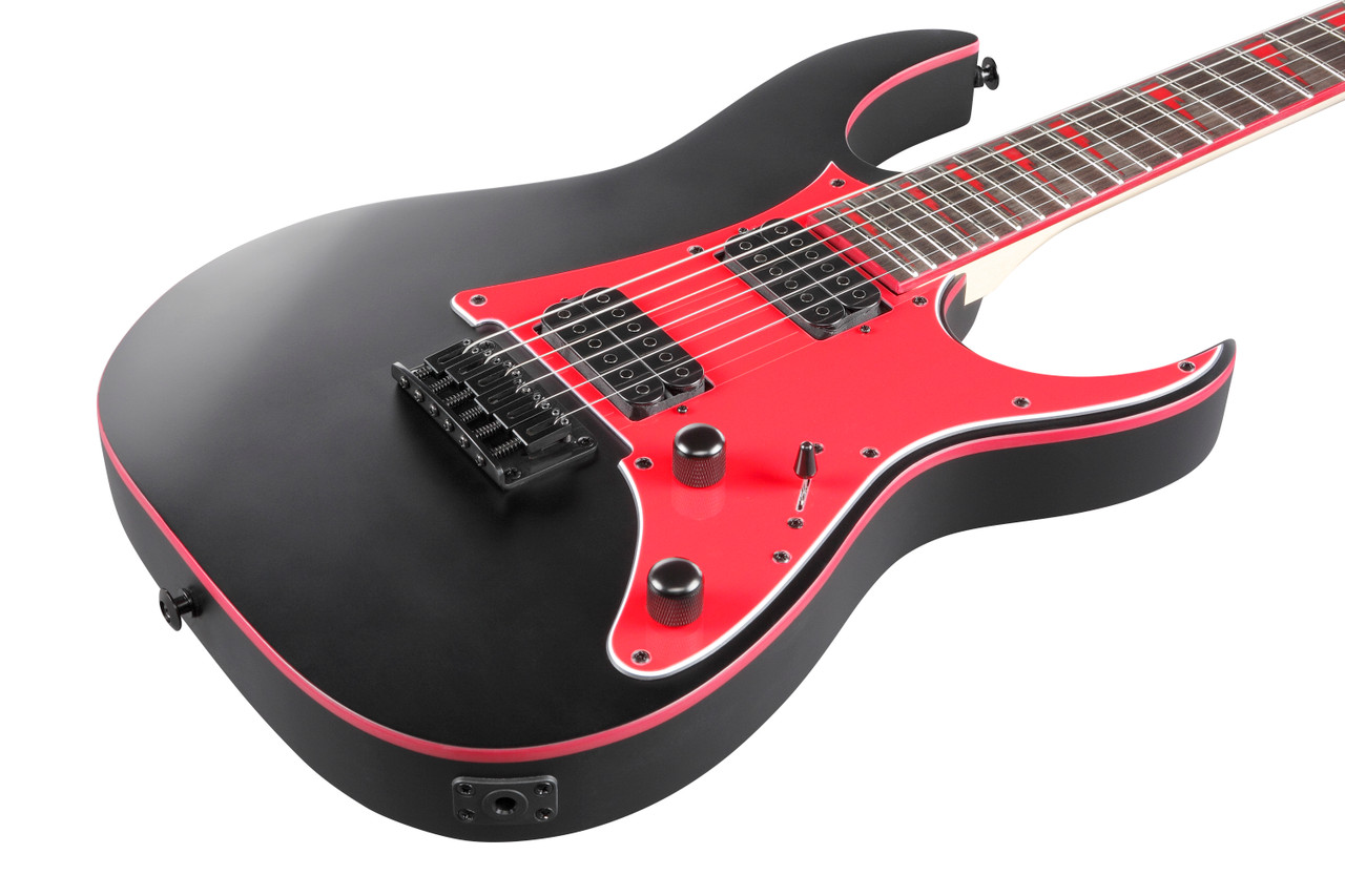 Ibanez GIO RG 6 String Electric Guitar - Black Flat (GRG131DXBKF) | Musician Madness