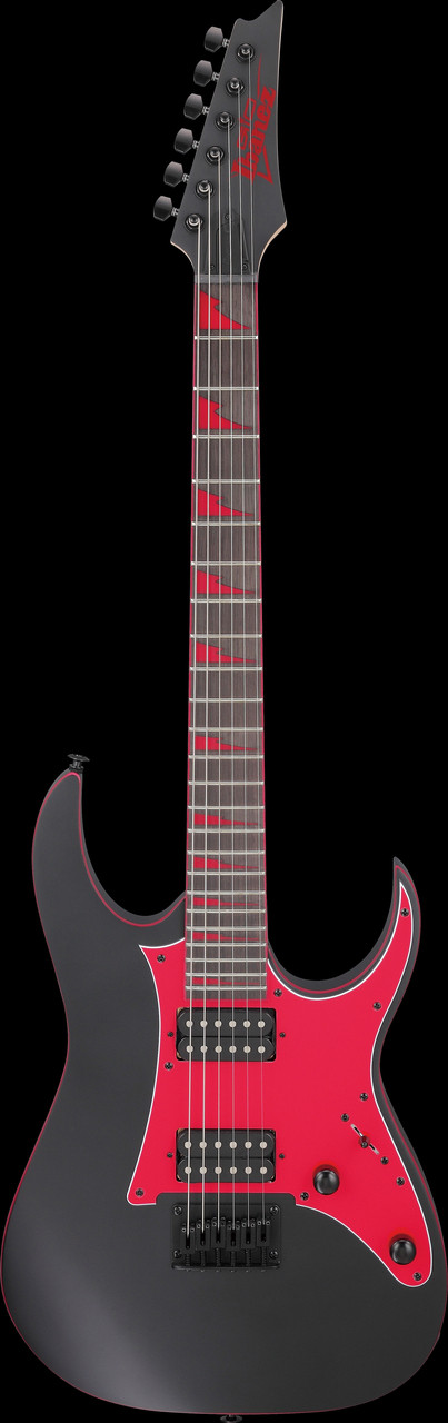 Ibanez GIO RG 6 String Electric Guitar - Black Flat (GRG131DXBKF) | Musician Madness