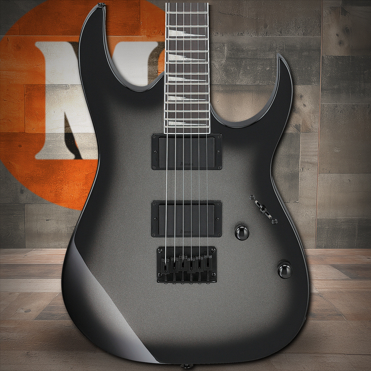 Ibanez GIO RG 6 String Electric Guitar - Metallic Gray Sunburst (GRG121DXMGS)