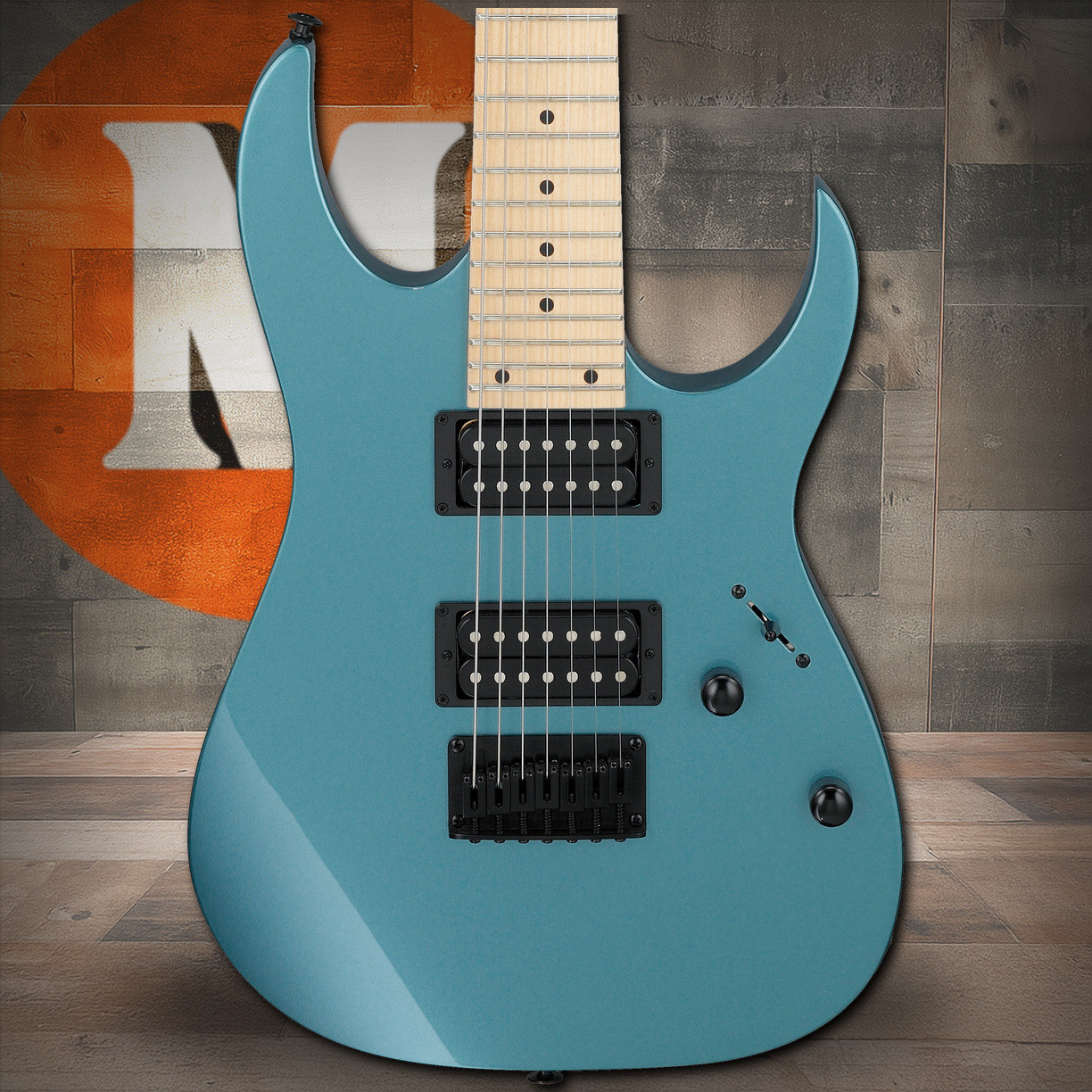 Ibanez GIO RG 7 String Electric Guitar - Metallic Light Blue (GRG7221MMLB)