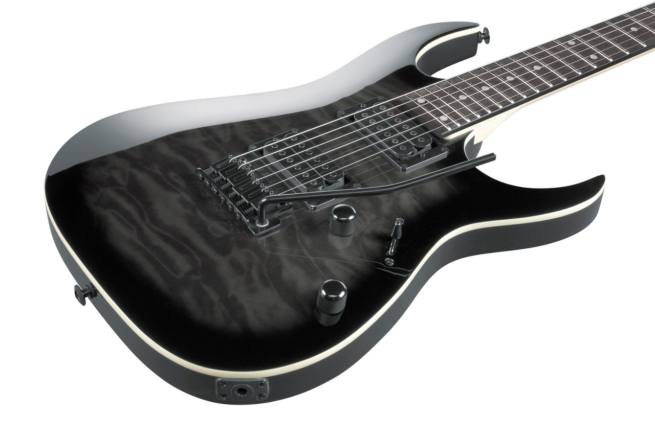 Ibanez GIO RGA 6 String Electric Guitar - Transparent Black Sunburst (GRGA120QATKS)
