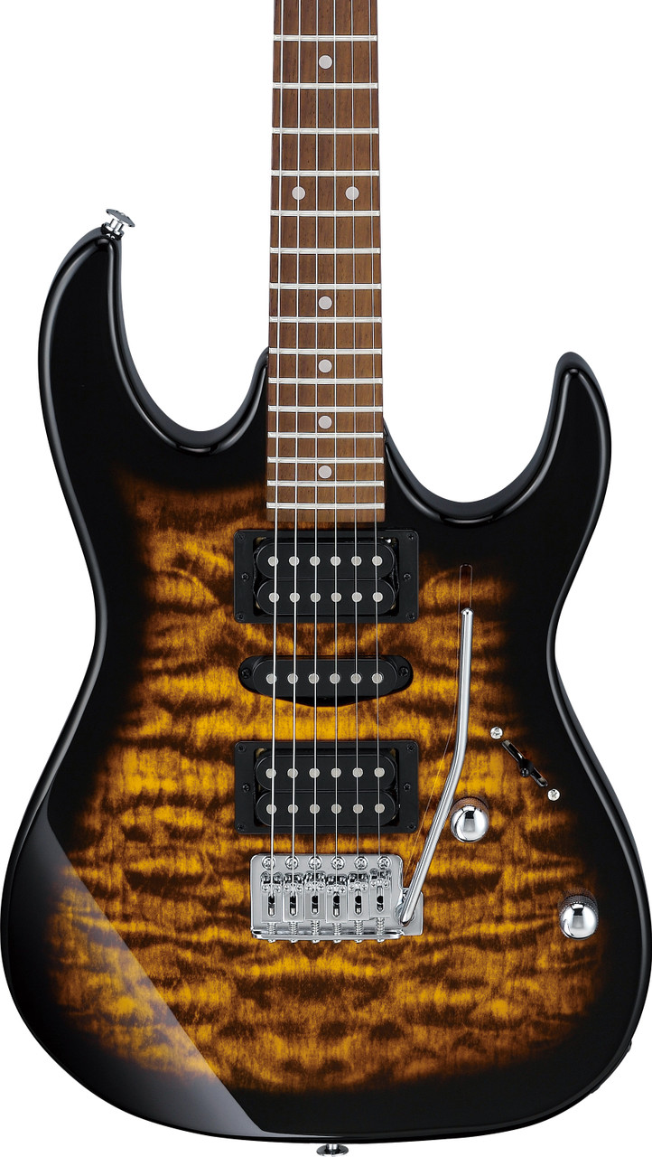Ibanez GIO RX 6 String Electric Guitar - Sunburst (GRX70QASB) | Musician Madness
