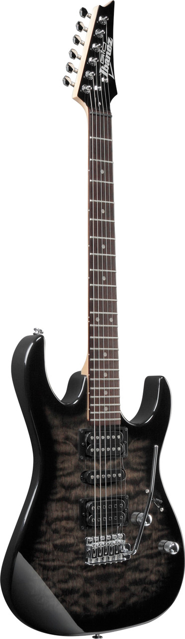 Ibanez GIO RX 6 String Electric Guitar - Transparent Black Sunburst (GRX70QATKS) | Musician Madness