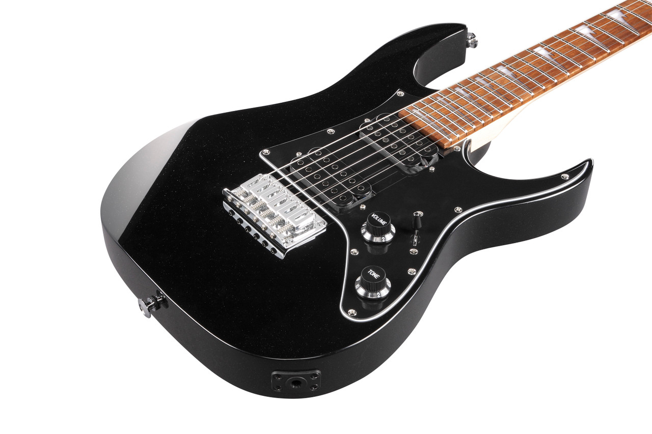 Ibanez GIO RG miKro 6 String Electric Guitar - Black Night (GRGM21BKN)
