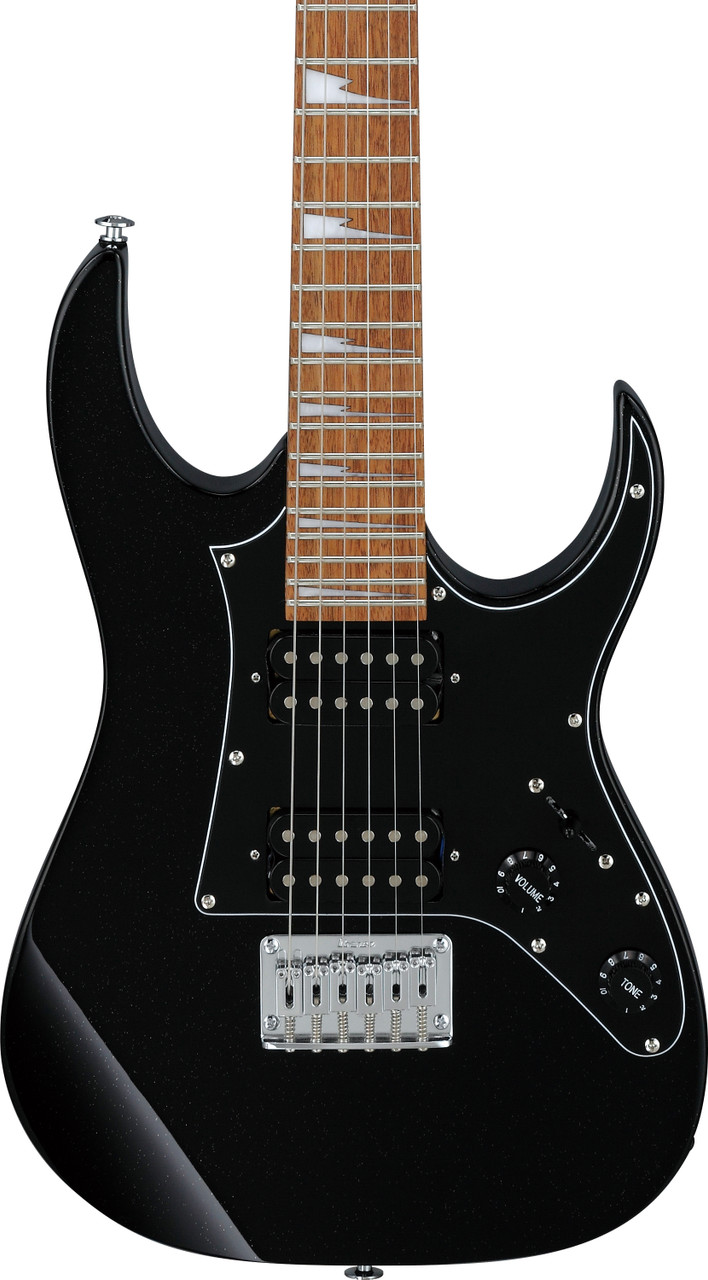 Ibanez GIO RG miKro 6 String Electric Guitar - Black Night (GRGM21BKN)