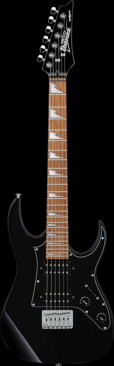 Ibanez GIO RG miKro 6 String Electric Guitar - Black Night (GRGM21BKN)