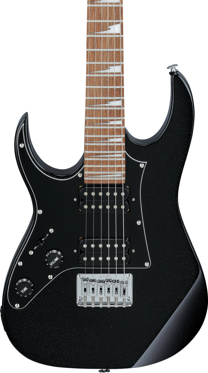 Ibanez GIO RG miKro 6 String Electric Guitar Lefty - Black Night (GRGM21BKNL)