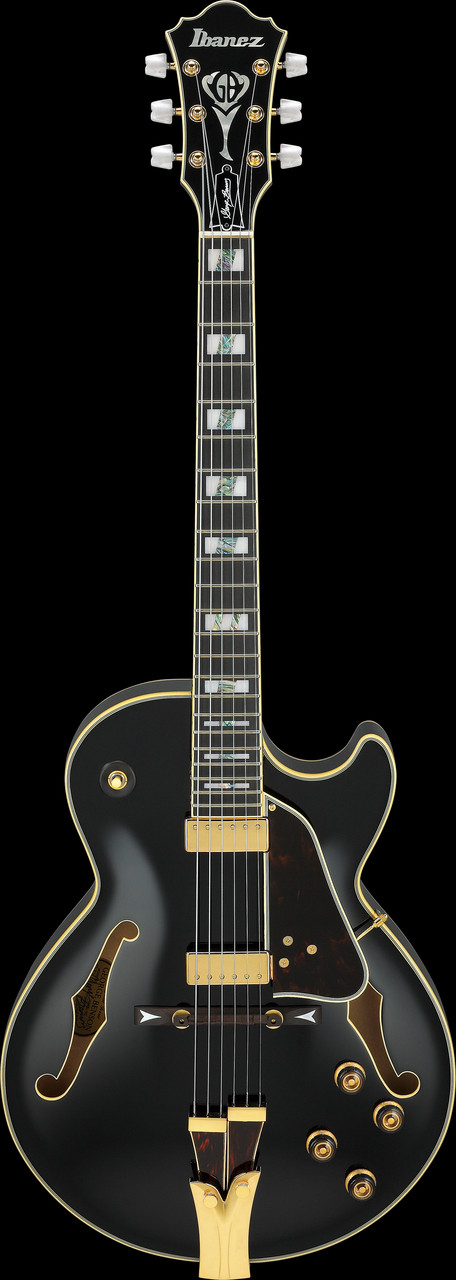 Ibanez George Benson Signature 6 String Electric Guitar w/Case - Black (GB10BK)
