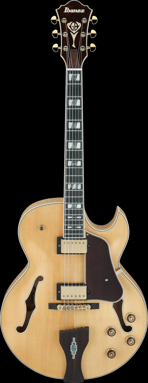 Ibanez George Benson Signature  6 String Electric Guitar w/Case - Natural (LGB30NT)