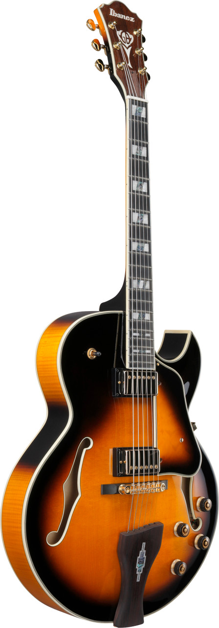 Ibanez George Benson Signature  6 String Electric Guitar w/Case - Vintage Yellow Sunburst (LGB30VYS) | Musician Madness