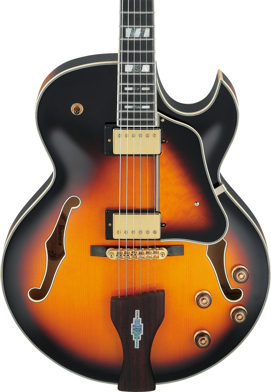 Ibanez George Benson Signature  6 String Electric Guitar w/Case - Vintage Yellow Sunburst (LGB30VYS)