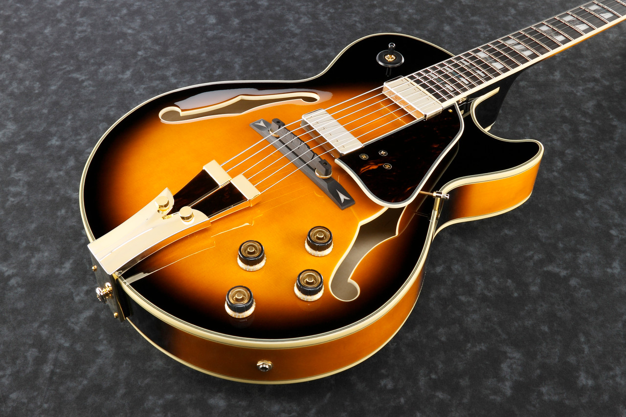 Ibanez George Benson Signature  6 String Electric Guitar w/Case - Brown Sunburst (GB10SEBS)