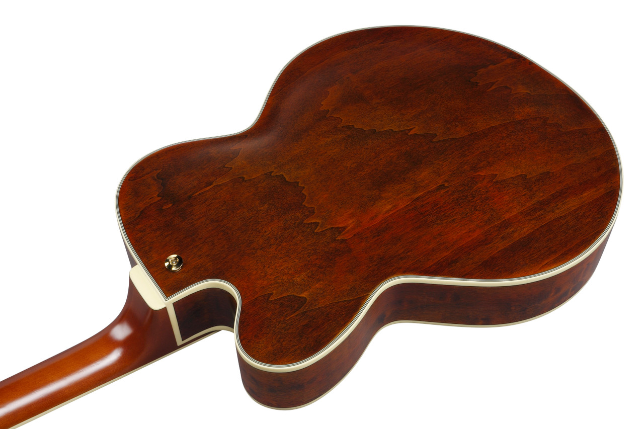 Ibanez Pat Metheny Signature 6 String Electric Guitar w/Case - Natural Amber Low Gloss (PM3CNAL)