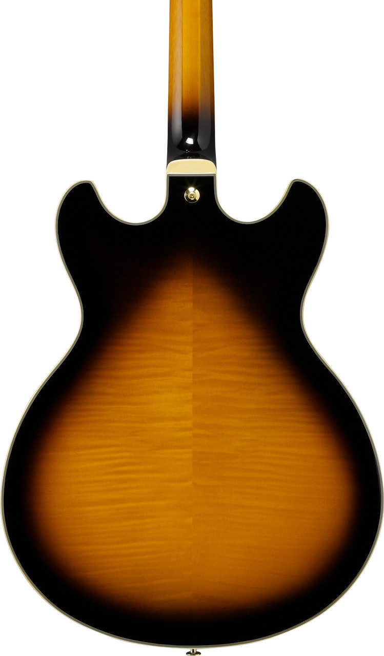 Ibanez John Scofield Signature  6 String Electric Guitar w/Case - Vintage Yellow Sunburst (JSM10VYS)