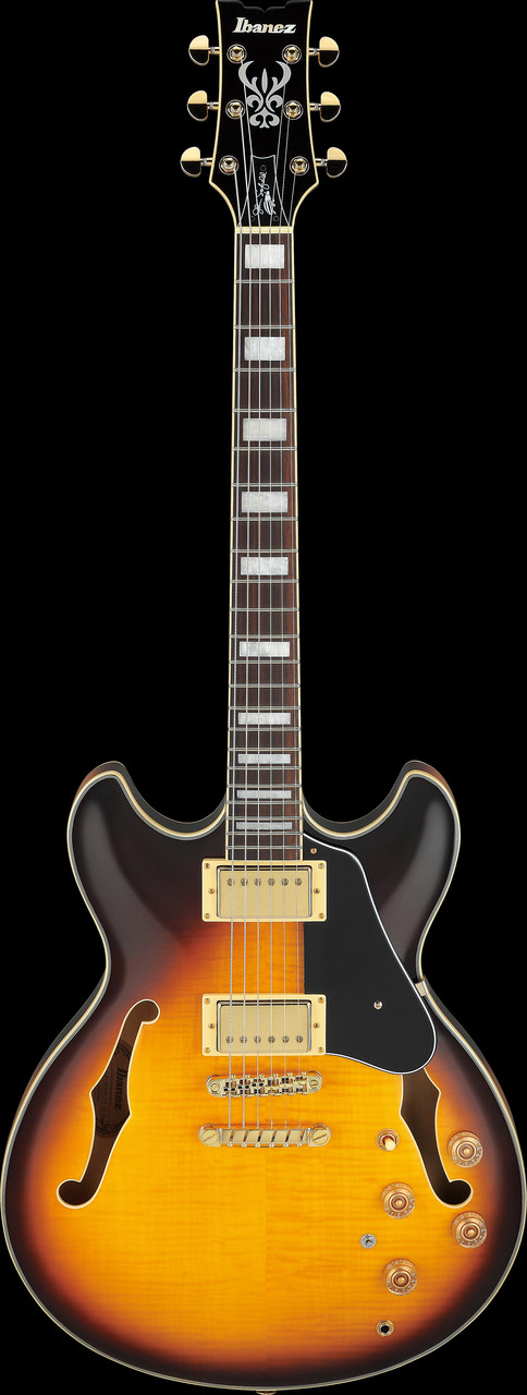 Ibanez John Scofield Signature 6 String Electric Guitar - Two-tone Burst (JSM10EMTTB) | Musician Madness