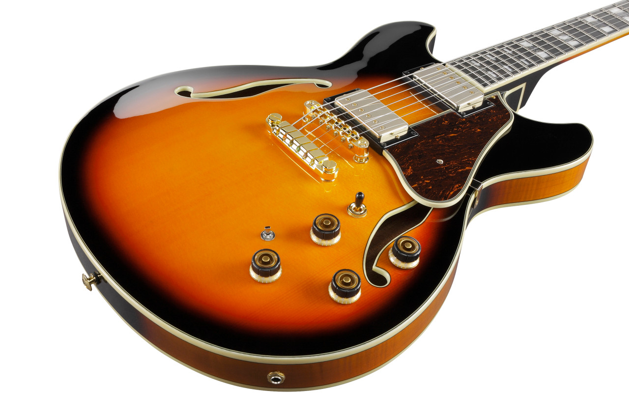 Ibanez AS Artstar Semi-Hollow Electric Guitar - Brown Sunburst (AS113BS)