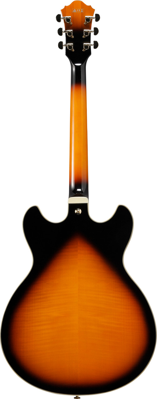 Ibanez AS Artstar Semi-Hollow Electric Guitar - Brown Sunburst (AS113BS)