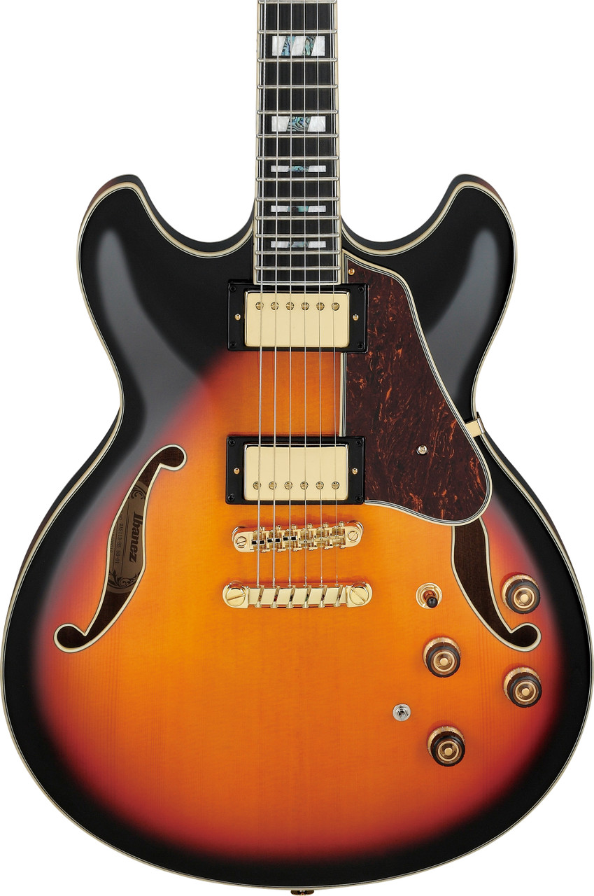 Ibanez AS Artstar Semi-Hollow Electric Guitar - Brown Sunburst (AS113BS)