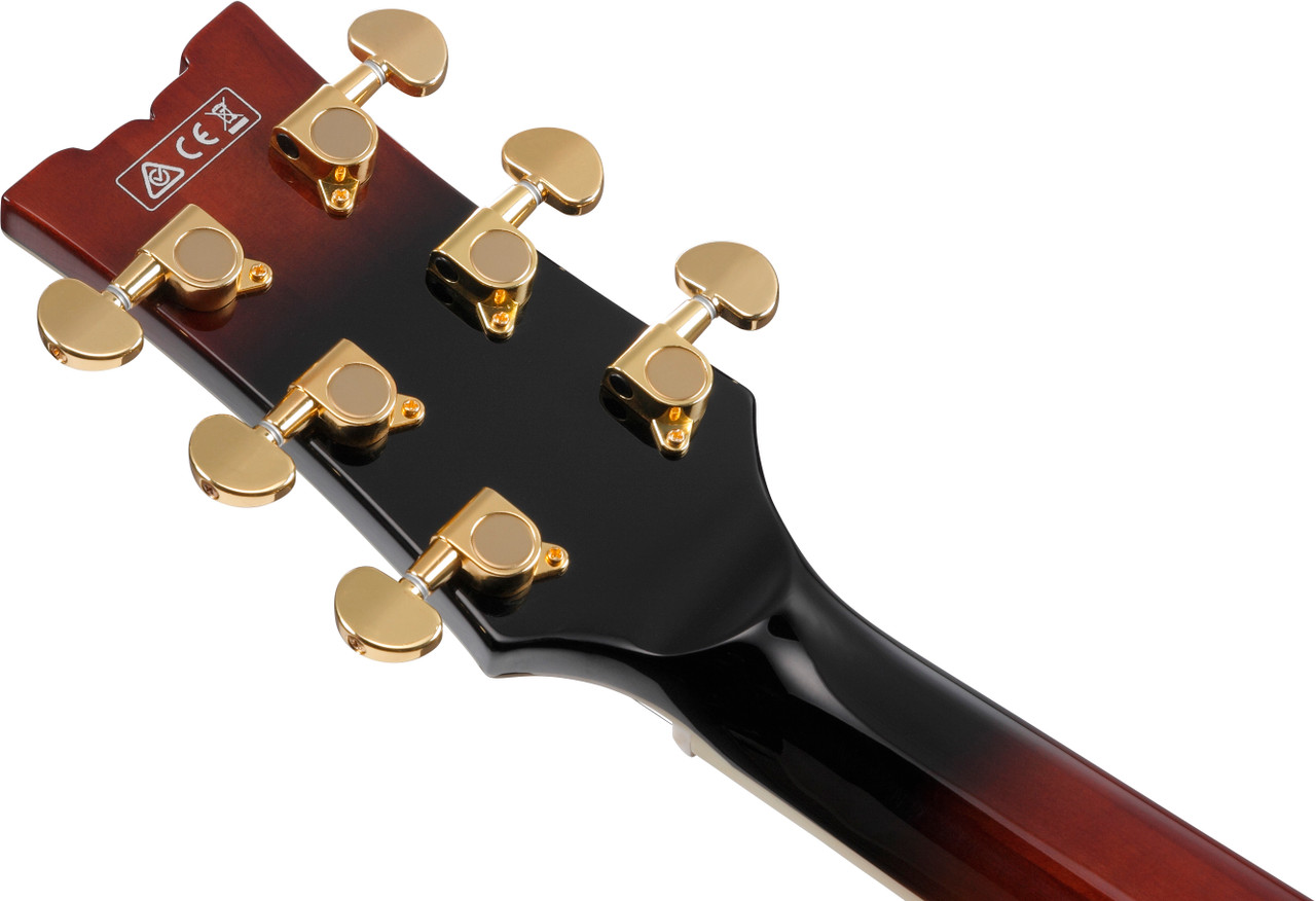 Ibanez AM Artstar 6 String Electric Guitar w/Case - Dark Brown Sunburst (AM153QADBS)