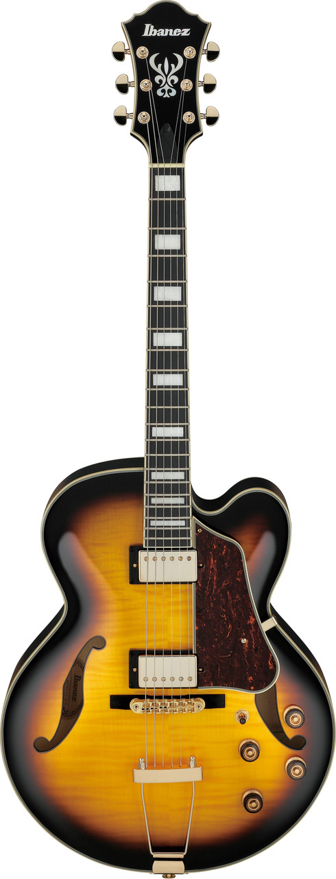 Ibanez AF Artcore Expressionist 6 String Electric Guitar - Antique Yellow Sunburst (AF95FMAYS)
