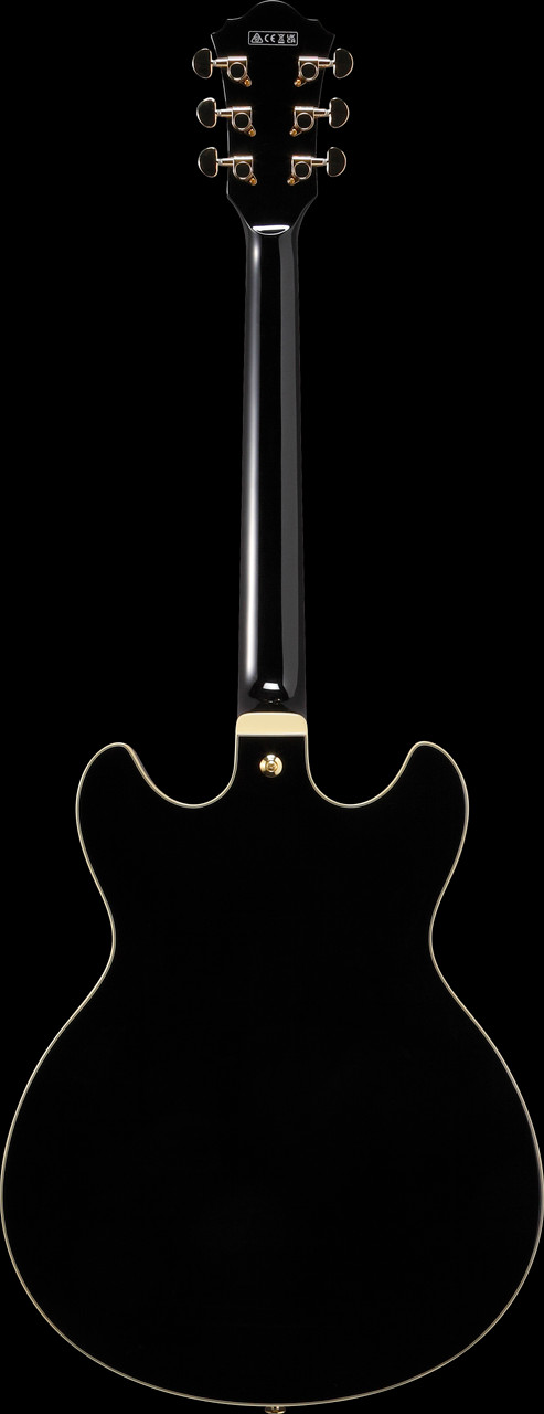 Ibanez AS Artcore Expressionist 6 String Electric Guitar - Black (AS93SPBK)