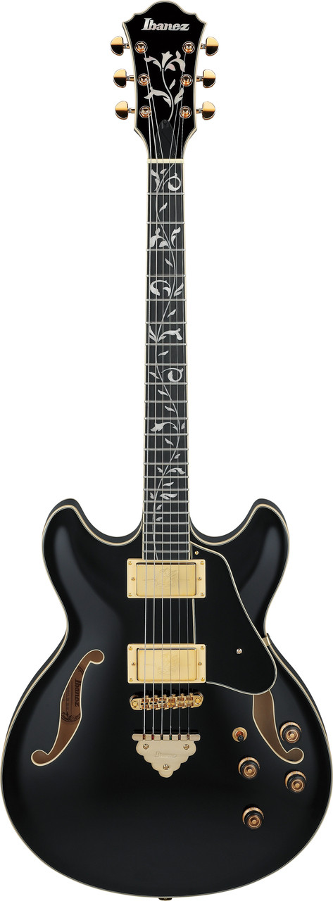 Ibanez AS Artcore Expressionist 6 String Electric Guitar - Black (AS93SPBK)