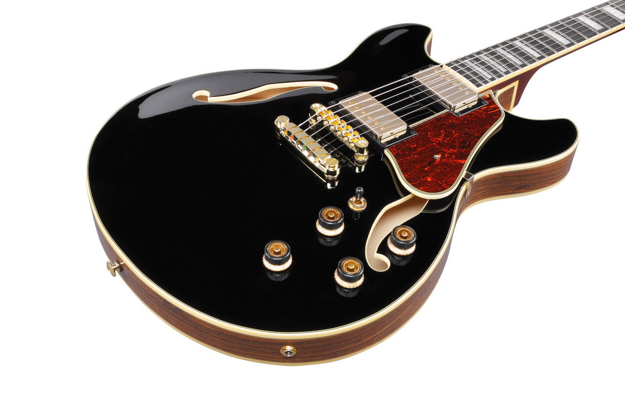 Ibanez AS Artcore 6 String Electric Guitar  - Black (AS93BCBK)