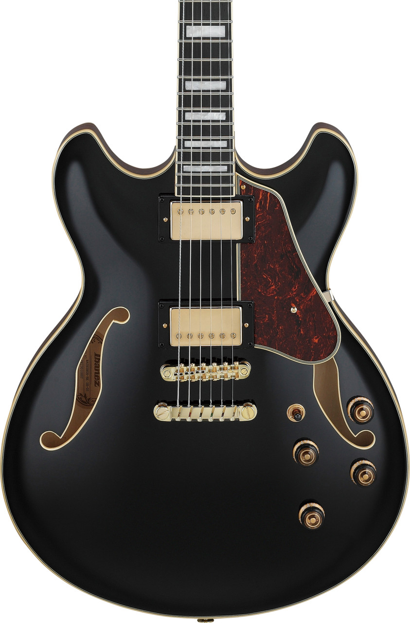 Ibanez AS Artcore 6 String Electric Guitar  - Black (AS93BCBK)