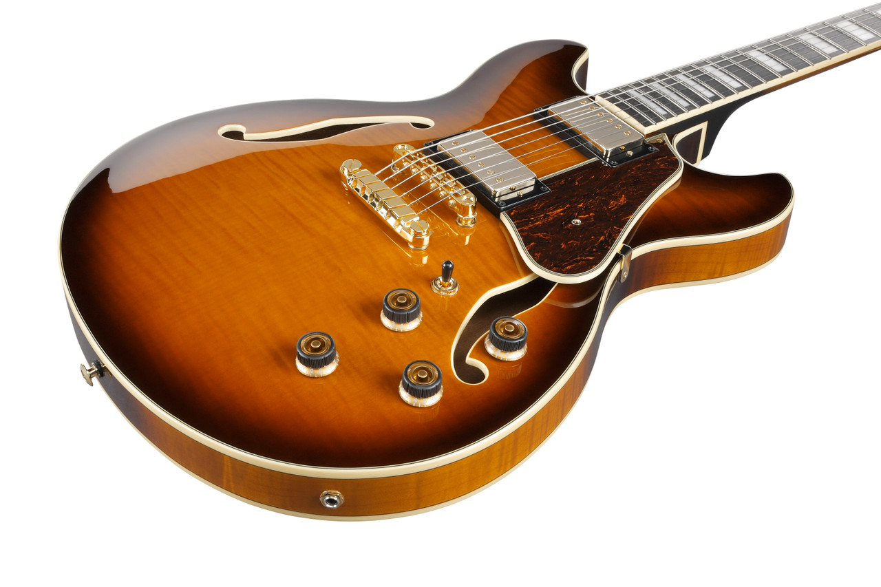 Ibanez AS Artcore Expressionist 6 String Electric Guitar - Violin Sunburst (AS93FMVLS)
