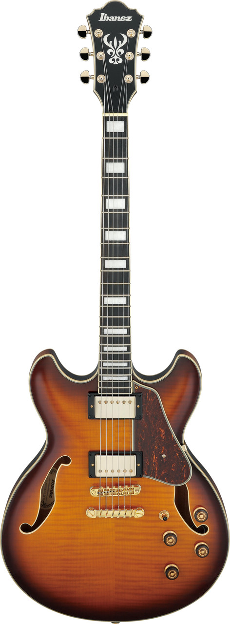 Ibanez AS Artcore Expressionist 6 String Electric Guitar - Violin Sunburst (AS93FMVLS)