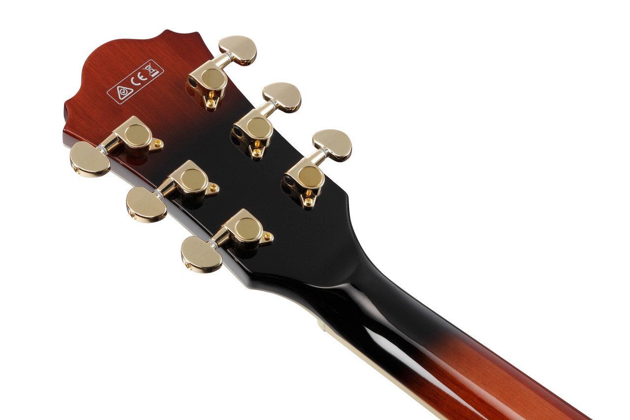 Ibanez AG Artcore Expressionist 6 String Electric Guitar - Dark Brown Sunburst (AG95QADBS)