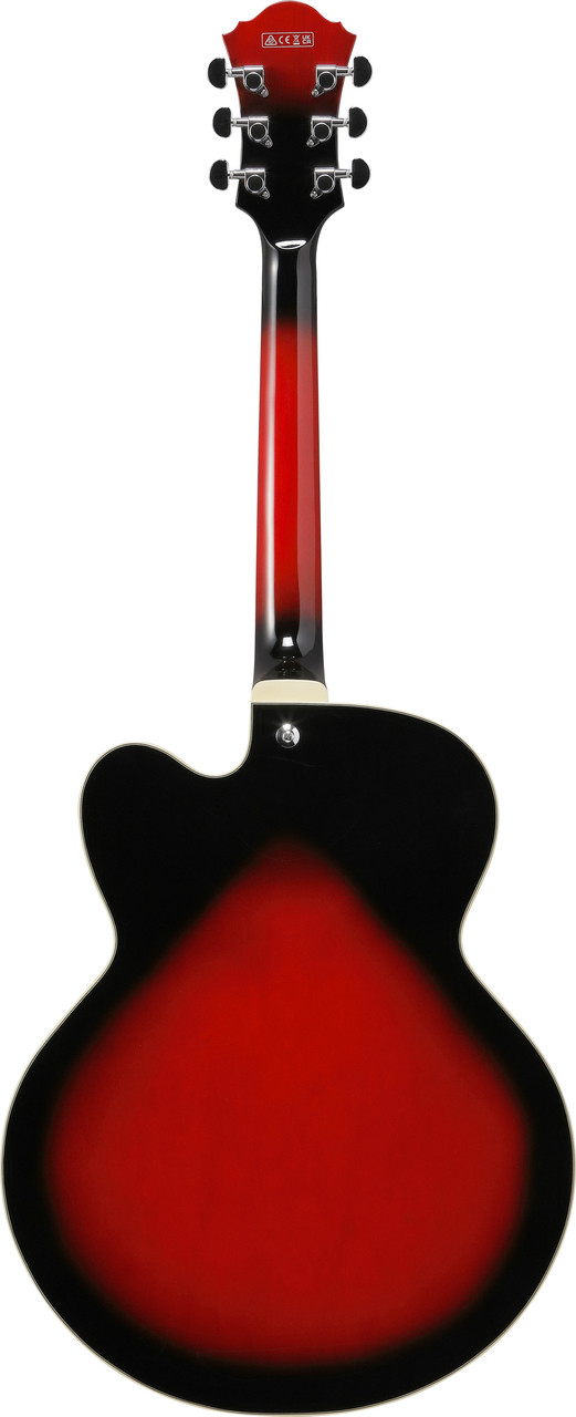 Ibanez AF Artcore 6 String Electric Guitar  - Transparent Red Sunburst (AF75TRS)